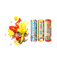 Набор ( 3конф.+3серп.) Набор хлопушек купить в Темрюке | temryuk.salutsklad.ru