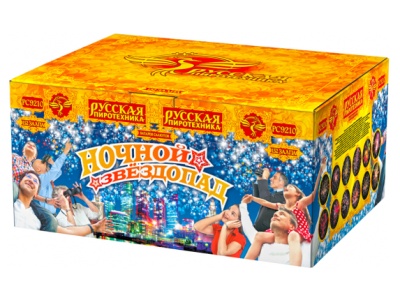 Ночной звездопад Комбинированный Фейерверк купить в Темрюке | temryuk.salutsklad.ru